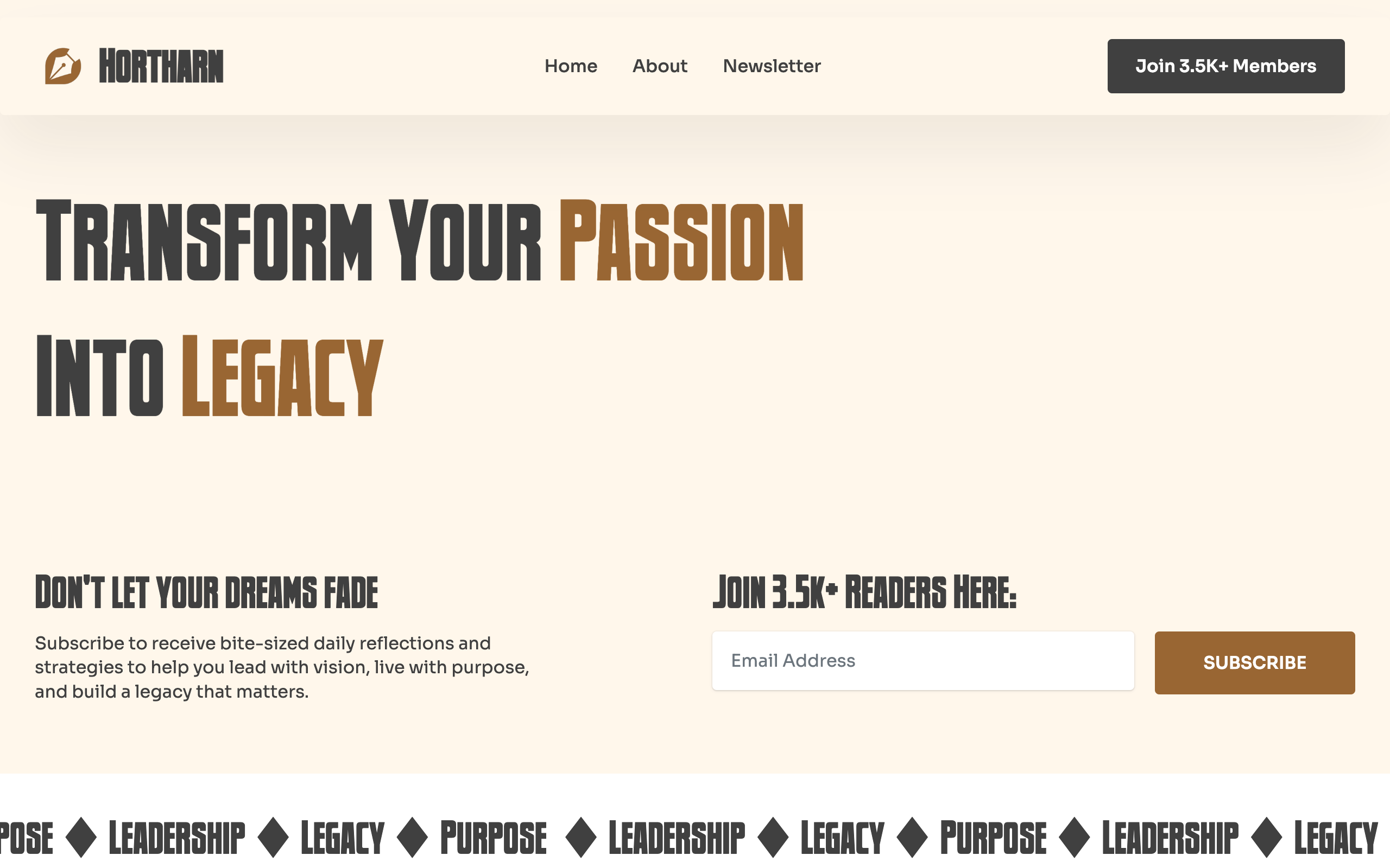 Hortharn Journal Web Development