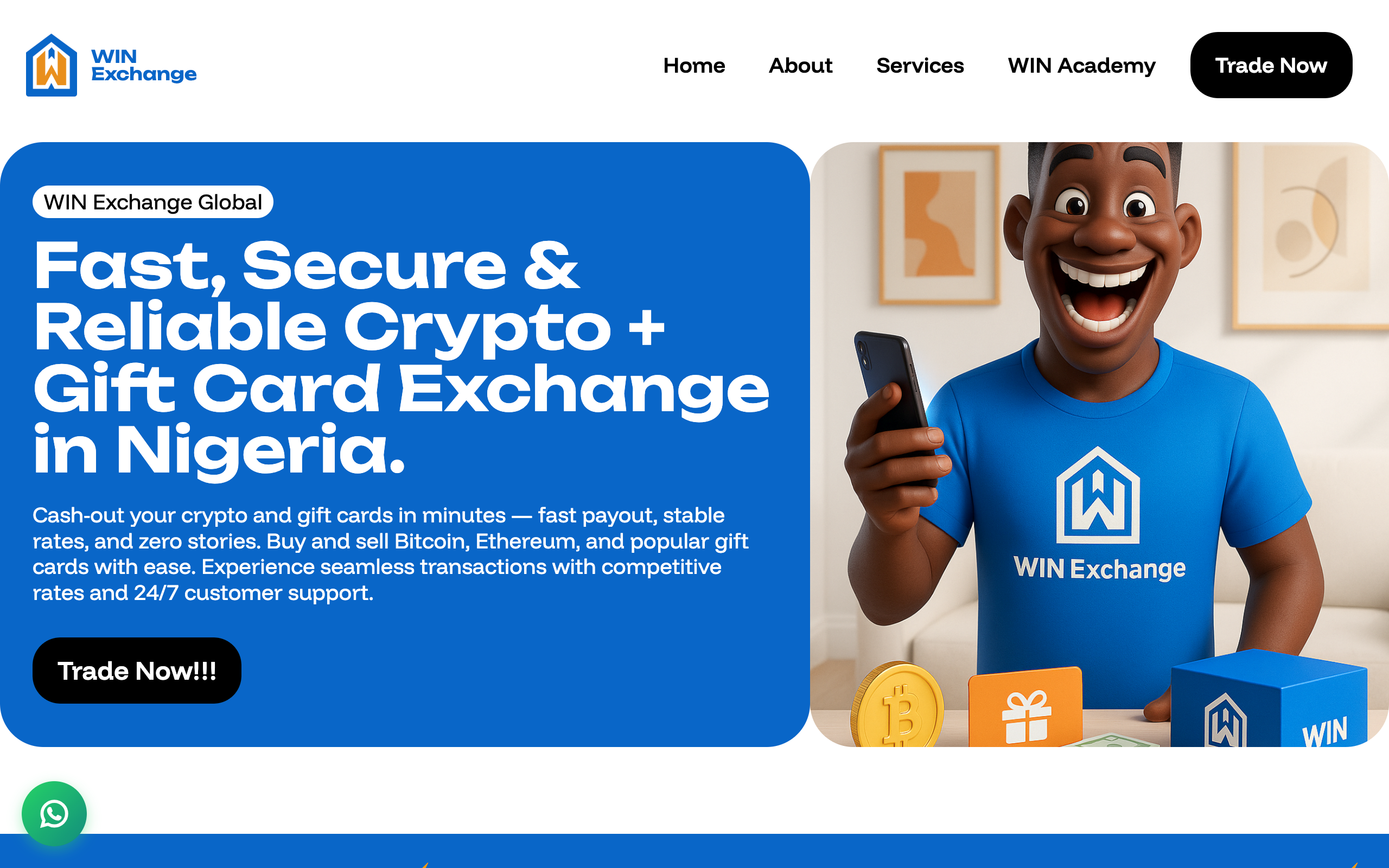 WIN Exchange Website